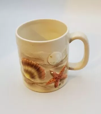 Otagiri Vintage Mug With Raised Seashells  • $8