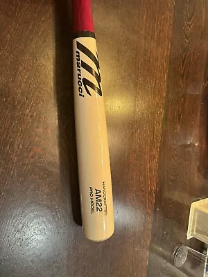 Marucci Am22 Wood Bat 32” Pro Model With Bat Grip. Great Bat Very Slightly Used • $105