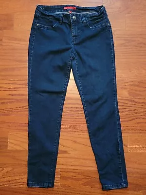 Womens Elle 10 R Dark Wash Blue Skinny Jeans • $18.99