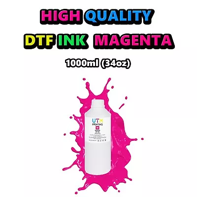 Magenta DTF Ink 1000ml (34 Oz) For Epson Based Printers • $39.99