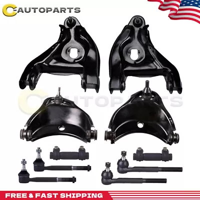 Front Lower & Upper Control Arm Ball Joint Tie Rod For Chevrolet GMC C1500 C2500 • $199.39