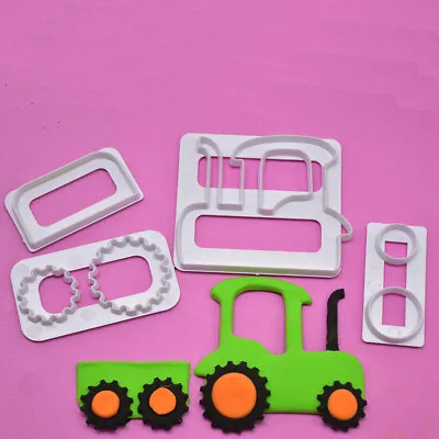 £3.37 • Buy TRACTOR Cookie Pastry Biscuit Cutter Icing Fondant Cake Baking Kitchen Farm