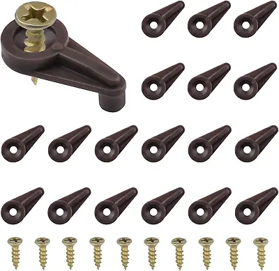 Morobor Glass Retainer Clips Kit 100pcs 4mm Glass Clip Glass Cabinet Clips With • £12.37