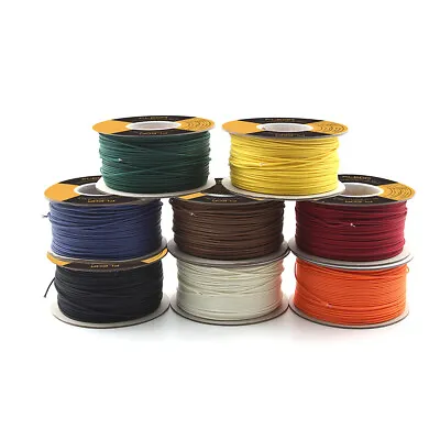 200m Vintage Cloth Braided Push Back Wire 22AWG For Guitar Amp Wiring Projects • $422.39