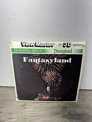 Disneyland Fantasyland View-Master 3 Reel Packet With Booklet K5 Peter Pan Ride • $29.95