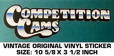 Competition Cams Vintage Original Vinyl Decal Sticker Nhra Drag Racing - Scca • $10.92