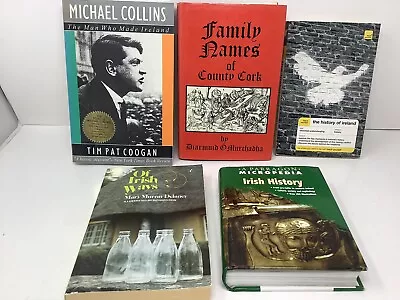 5 Book Lot IRISH HISTORY Ireland County Cork Michael Collins Society Culture • $25