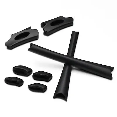 Rubber Kit Arm Ear Socks/Leg & Nose Pads Holder For-Oakley Flak Jacket XLJ-Black • $8.99