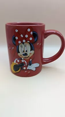 Disney Minnie Mouse  It's All About Me  Red Mug Coffee Cup Jerry Leigh 12 Oz • $13.95