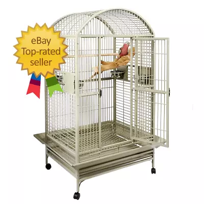 Premium Huge Macaw Parrot Cage -White - Cockatoo Cage Macaw Parrot Cage RRP £899 • £499.99