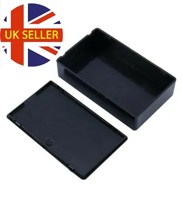 £3.99 • Buy ABS Plastic Electronic Project Enclosure Box 100 X 60 X 25 Mm - Black - UK Stock