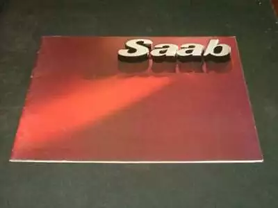 Saab 1977 Line Of Road Cars Dealer's Advertising Brochure                 ID:462 • $15