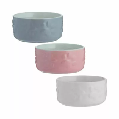 Mason Cash Durable Stoneware Pet Bowls Assorted Colour • £8.19