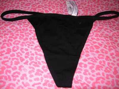 $10.99 • Buy Victoria's Secret Sexy V-String G-String Skimpy Strappy Gold VS LOGO Pantie NWT