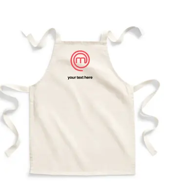 Cotton Apron Masterchef Children-  Personalised With Your Name. Embroidered • £9.99