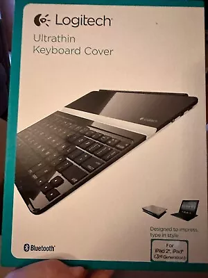 Logitech Ultrathin Keyboard Cover Black For IPad 2 And IPad (3rd/4th Generation) • $12