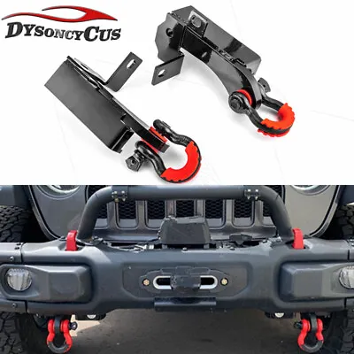 Recovery Point+D-ring Kit For 2018-2023 Wrangler JL W/Rubicon Steel Front Bumper • $109.99