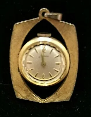 ENDURA WATCH PENDANT SEARS GOLDTONE WINDING AS-IS FOR PARTS1960s-1970s VINTAGE • $20.97