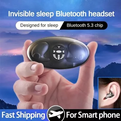 Sleep Bluetooth Earbuds Headset TWS 5.3 Wireless Earphone Invisible Micro Earbud • $14.97