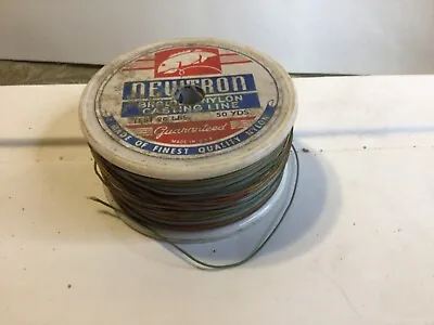 Vintage Newtron Colored Braided Nylon Casting Fishing Line • $9.99