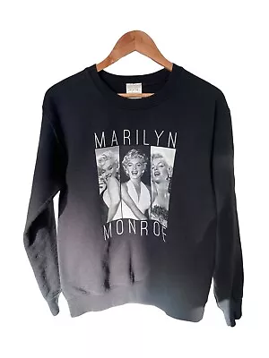 Marilyn Monroe Sweater Black Sweatshirt Womens Size Small Excellent Condition  • $20.62