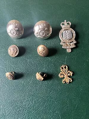 Job Lot Of Military Buttons  • £3