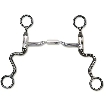 Myler Black Seven Shank Sweet Iron Low Port Comfort Snaffle Bit Mb 04 89-13045 • $171.95