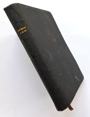 £30 • Buy Hymns Ancient And Modern Black Morocco Binding CofE 1916 Book WORDS ONLY EDITION