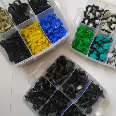 620PCS 24Kinds Plastic Auto Fasteners Car Bumper Fender Repair Parts Clips Kit • $45.99