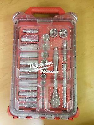 Milwaukee 48-22-9481 3/8” SAE Ratchet 28pc Mechanics Tool Set W/ Packout Case • $84.95