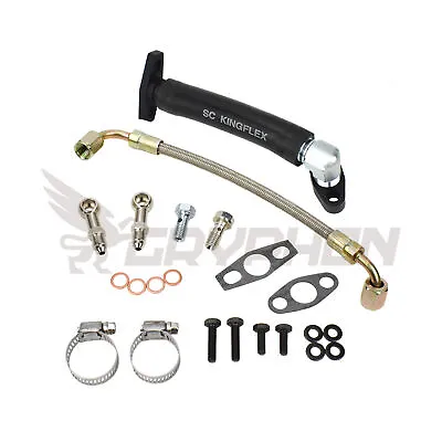 Turbo Oil Feed Return Line Kit 04-05 Mazda Mazdaspeed Miata 1.8L IHI VJ35 RHF5 • $77.88