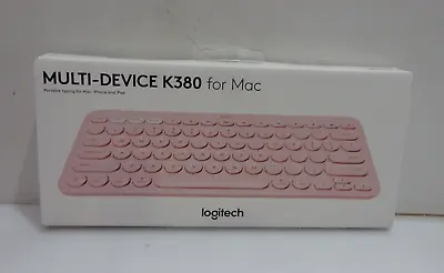 Logitech K380 For Mac Multi-Device Bluetooth Keyboard - Rose • $62.99