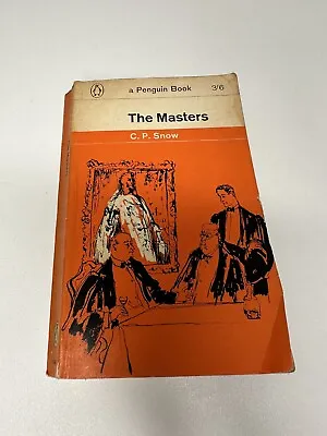 The Masters C. P. Snow Vintage Orange Penguin 1089 1963 • £6