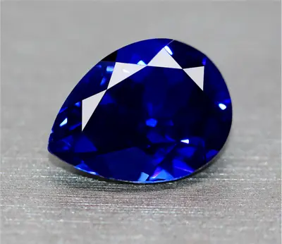 Top Quality Pear Cut Blue Color Sapphire Lab-created Aaaaa+ Loose Gemstones 1pcs • $14.99