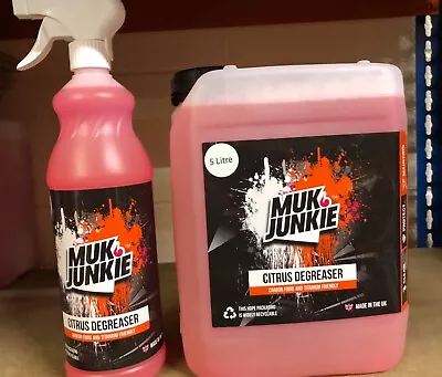 £29.99 • Buy 6 Litre Muk Junkie MX Citrus Degreaser Mtb Mountain Bikes