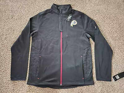 Washington Redskins Full-zip Jacket Men's Medium Thermabase Majestic Apparel New • $19.99