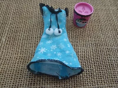 Monster High Doll Abbey Bominable Dead Tired Outfit & Bucket Of Ice Cream  A • $15.99