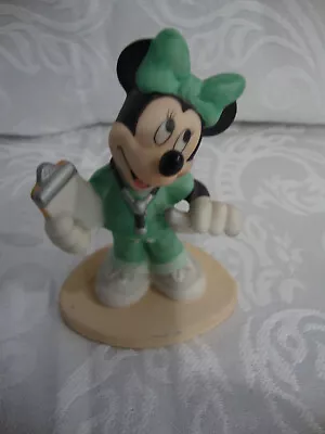 DISNEY MINNIE MOUSE NURSE FIGURINE - 4 Inch Tall • $29.99