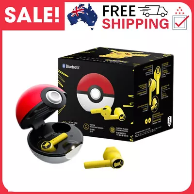 Pikachu Earphones Wireless Bluetooth 5.0 Razer Sport Noise Reduction Headphones • $94.99