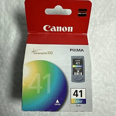 Genuine OEM Canon Pixma 41 CL-41 Ink Cartridge Chromalife 100 Color Open Box • $14.99