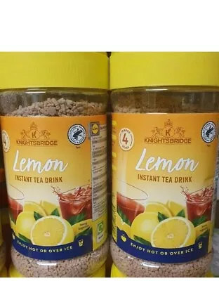 3 X 400g Knightsbridge Lemon Instant Tea Drink Powder  Iced Fruit Flavoured • £14.99