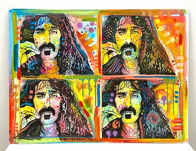 Dean Russo Iconic Frank Zappa Painting 24x18 Masonite Signed With COA OOAK • $650
