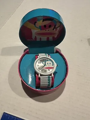 2011 Paul Frank Julius The Monkey Unisex Wrist Watch (Metal Links) New In Box! • $25