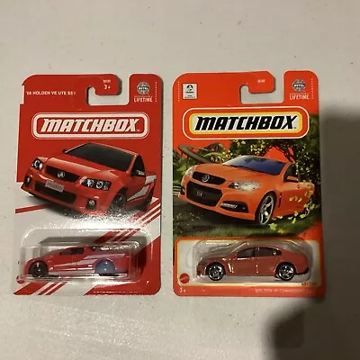 Matchbox 2024 Holden SSV Pair Sedan & Ute. • $50