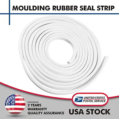 20FT Car Door Edge Trim Lock Guard Moulding Rubber Seal Strip Protector White • $8.99