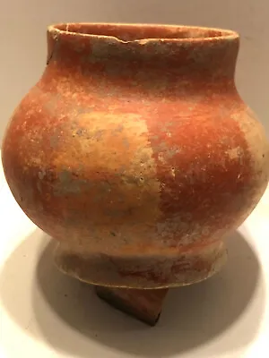 Authentic Pre Columbian Mayan Vessel Possibly From Copan Regions  6 W  X  5.5 T • $347