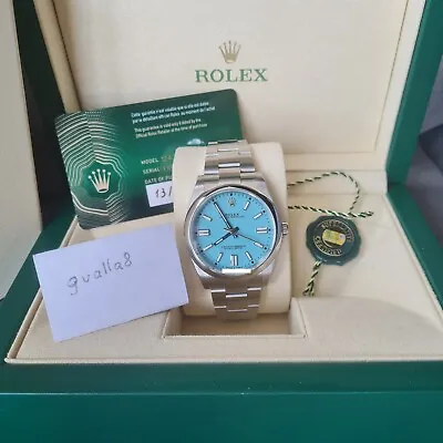 $10000 • Buy Rolex Oyster Perpetual 41 (Tiffany) 124300