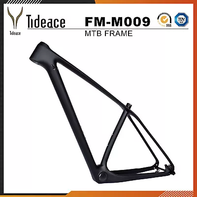 T800 29er Tideace Rigid Carbon Fiber Mountain Bike Frame 12*142mm PF30 OEM Frame • $423