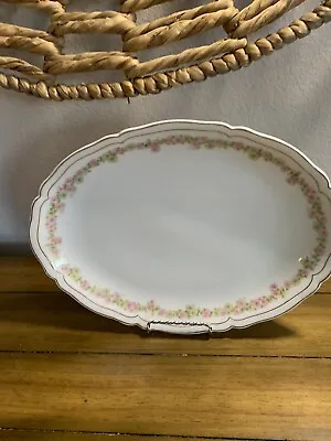 MZ Austria/Made In Austria Habsburg China-Scalloped Platter With Garland Roses • $25