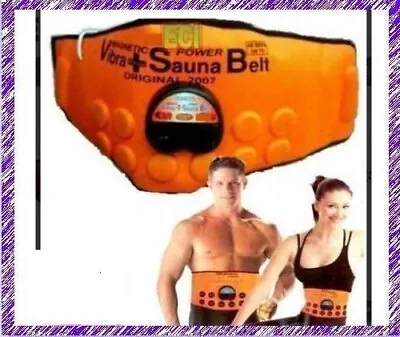 Sauna Magnetic Fat Burner Weight Loss Belt Vibrate Massager Slim Waist Belly • $29